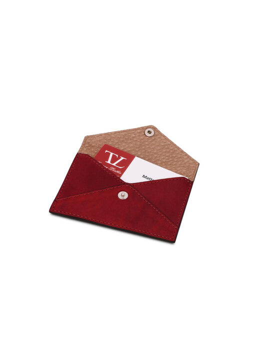 Θήκη Επαγγελματικών καρτών Tuscany-TL142036 Κόκκινο