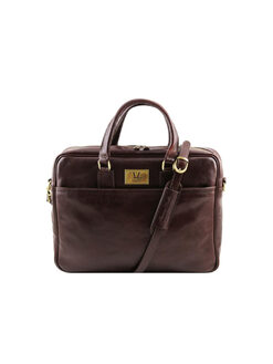 Τσάντα Laptop Tuscany-Urbino TL141241 Καφέ Σκούρο