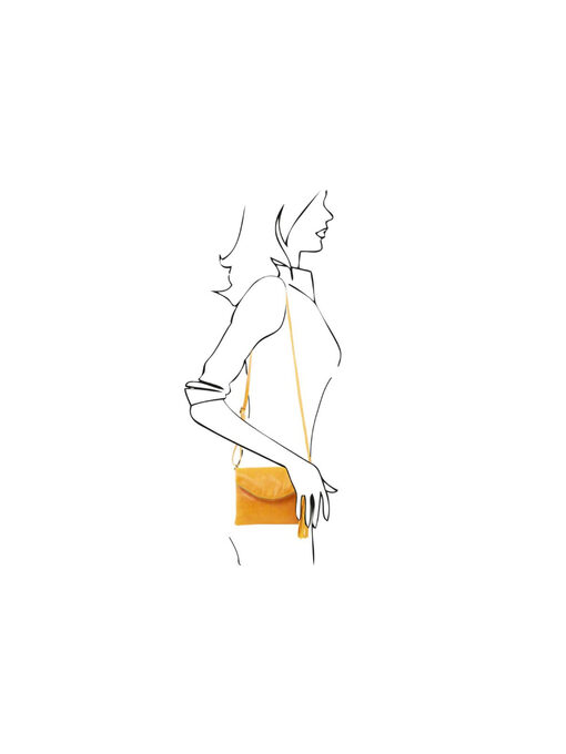 Γυναικείο Τσαντάκι Δερμάτινο TL Young Bag TL141153 Κίτρινο