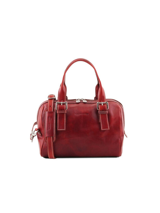 Γυναικεία δερμάτινη τσάντα Eveline TL141714 Κόκκινο