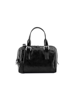 Γυναικεία δερμάτινη τσάντα Eveline TL141714 Μαύρο