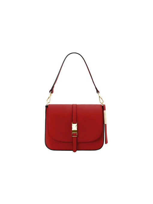 Γυναικεία τσάντα δερμάτινη Nausica TL141598 Κόκκινο