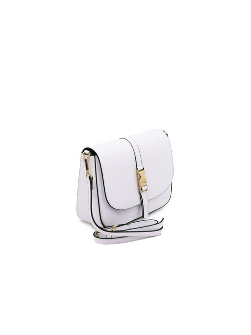 Γυναικεία τσάντα δερμάτινη Nausica TL141598 Λευκό