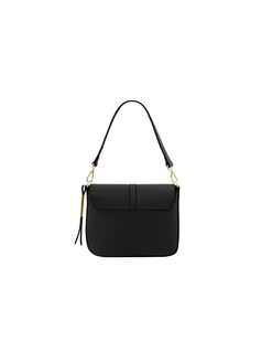 Γυναικεία τσάντα δερμάτινη Nausica TL141598 Μαύρο