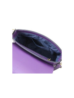 Γυναικεία τσάντα δερμάτινη Nausica TL141598 Μωβ