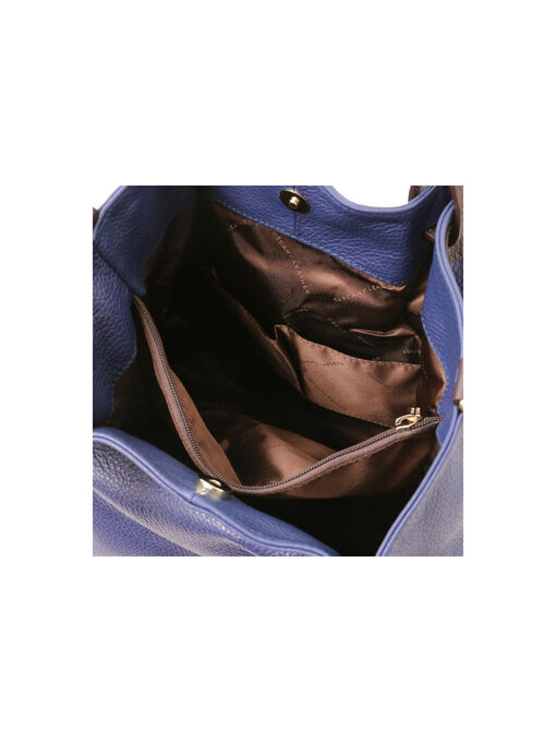 Γυναικεία Τσάντα Δερμάτινη TL Keyluck TL141940 Μπλε σκούρο