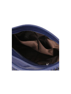 Γυναικεία Τσάντα Δερμάτινη TL142087 Μπλε σκούρο