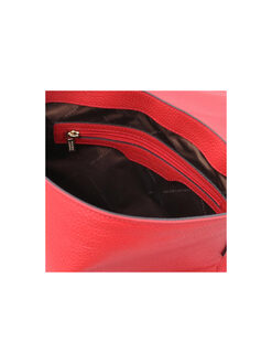 Γυναικεία Τσάντα Ώμου Δερμάτινη TL142082 Κόκκινο lipstick