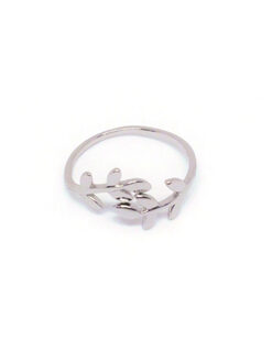 Δαχτυλίδι ορειχάλκινο “Leaf” 00058