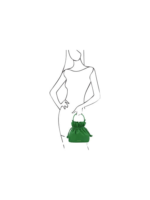 Γυναικεία Τσάντα Δερμάτινη TL142201 Πράσινο