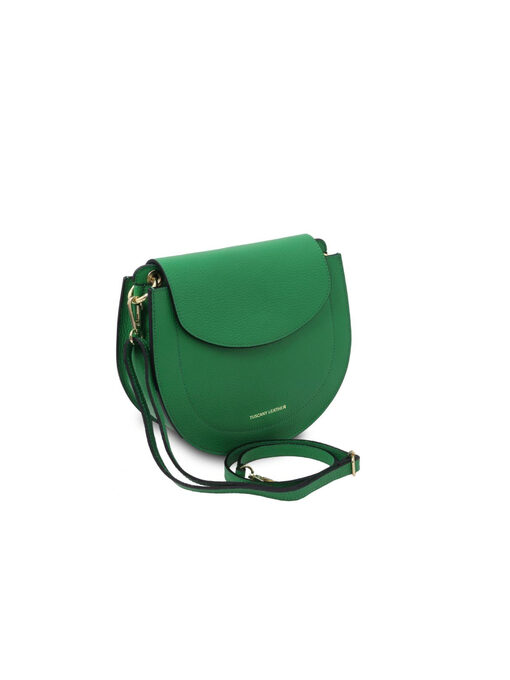 Γυναικεία Τσάντα Ώμου Δερμάτινη Tiche Πράσινο