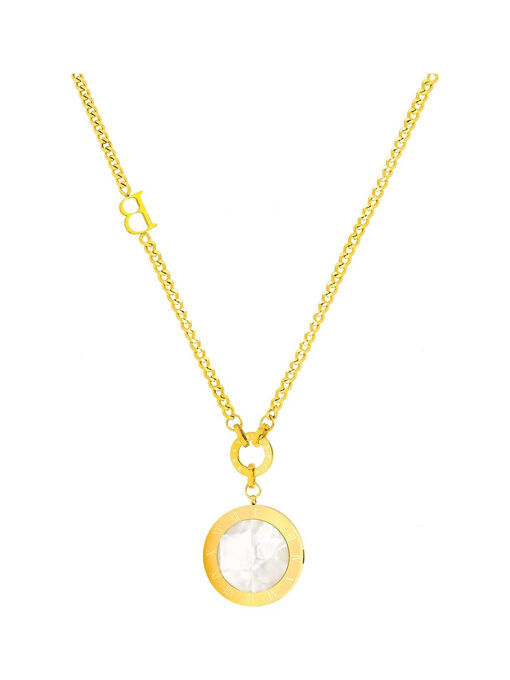 Κολιέ με Αλυσίδα “My Roman Charm” 104-00015 Χρυσό