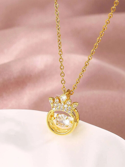 Κολιέ με Αλυσίδα “Princess Charm” 104-00027 Χρυσό