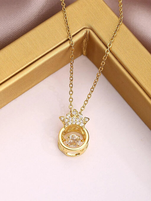 Κολιέ με Αλυσίδα “Princess Charm” 104-00027 Χρυσό
