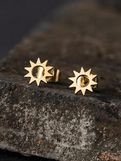 Σκουλαρήκια “Star Shine” 106-00043 Χρυσό