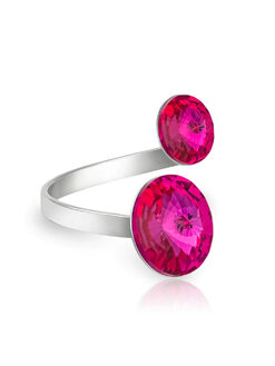 Δαχτυλίδι “Alessia" 117-00001 Ροζ