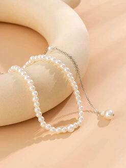 Κολιέ ''Romantic Pearls'' 104-00086 Λευκό