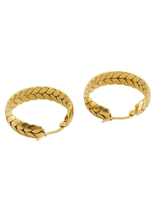 Σκουλαρίκια “Fashion Grain” 106-00119 Χρυσό