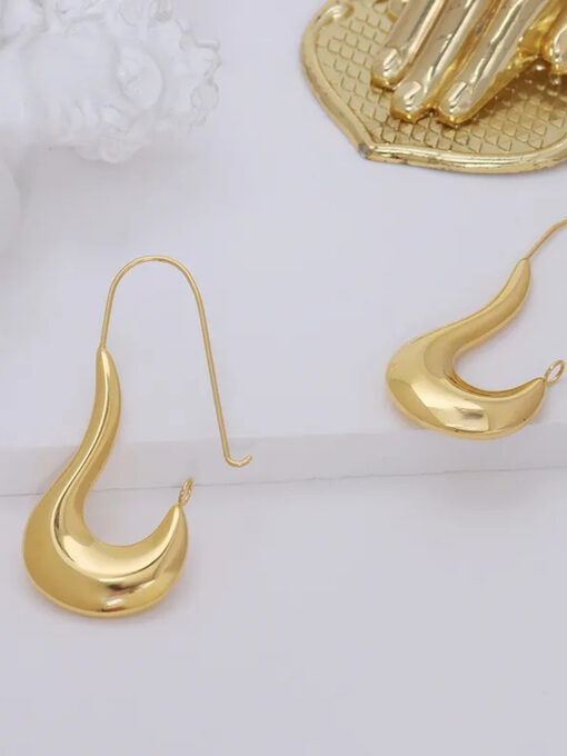 Σκουλαρίκια “Melty Link” 106-00120 Χρυσό
