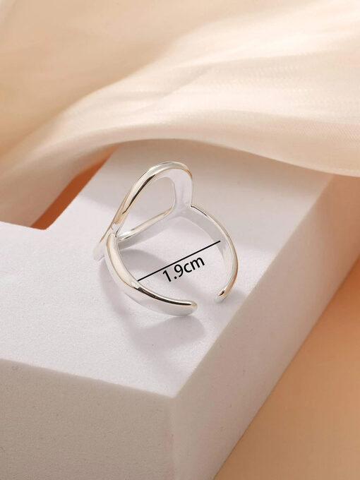 Δαχτυλίδι “Holly Love" 107-00044 Ασημί