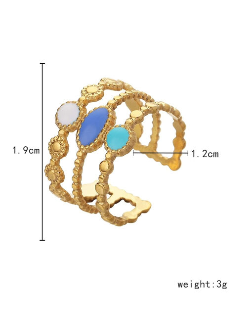 Δαχτυλίδι “3Crown" 107-00046 Χρυσό