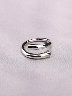 Δαχτυλίδι “Awesome O Silver" 107-00053 Ασημί