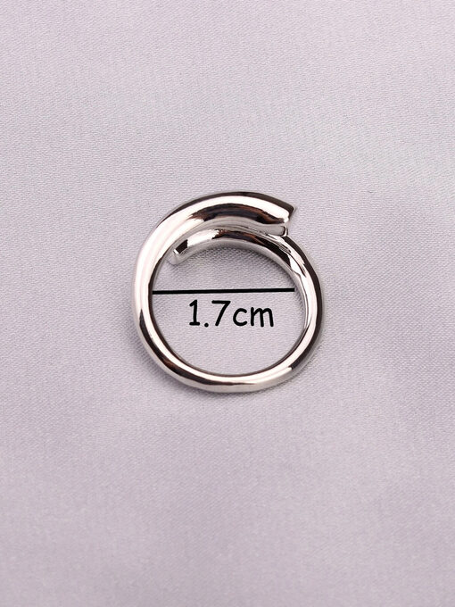 Δαχτυλίδι “Awesome O Silver" 107-00053 Ασημί