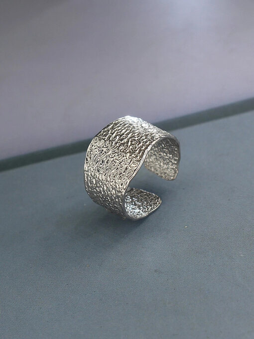 Δαχτυλίδι “Carvely" 107-00047 Ασημί
