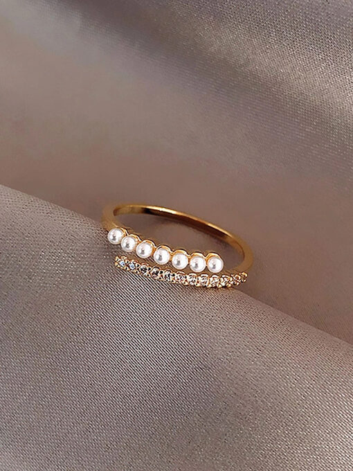 Δαχτυλίδι “Pearl Street" 107-00052 Χρυσό