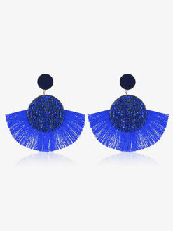 Σκουλαρίκια “Tuft View” 106-00143 Μπλε