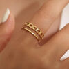 Δαχτυλίδι “Inner Crown" N7/8-54-56 107-00056 Χρυσό