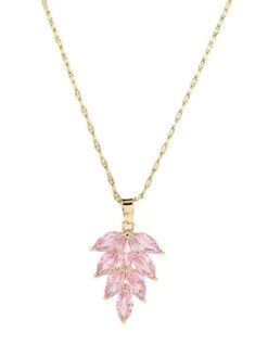 Κολιέ “Diamond Leaf” 104-00102 Χρυσό