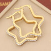 Σκουλαρίκια “Retro Star” 106-00167 Χρυσό