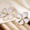 Σκουλαρίκια “Fairytale Flower” 106-00188 Λευκό