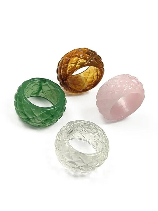 Δαχτυλίδι “Resin Art" 107-00061 Πράσινο