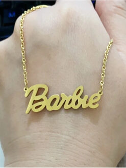 Κολιέ με Αλυσίδα ''Barbie'' 104-00111 Χρυσό