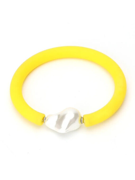 Βραχιόλι “Pearl in Colour” 105-00066 Κίτρινο