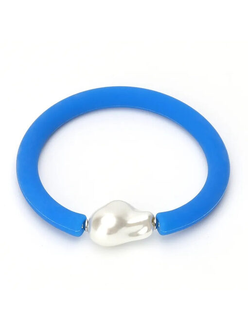 Βραχιόλι “Pearl in Colour” 105-00066 Μπλε