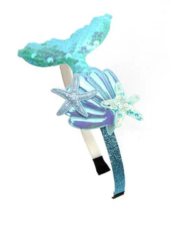 Αξεσουάρ Μαλλίων “Mermaid Sequin Tail” 120-00026 Μπλε ανοιχτό