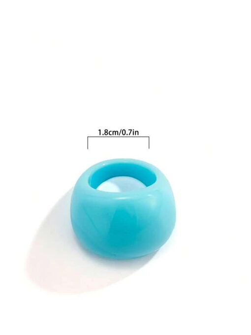 Δαχτυλίδι “Mini Me" 107-00030 Μπλε ανοιχτό
