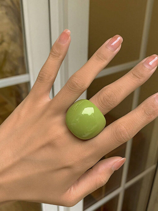 Δαχτυλίδι “Mini Me" 107-00030 Πράσινο
