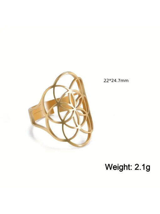 Δαχτυλίδι “Sacred” 107-00079 Ασημί