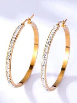 Σκουλαρίκια “Glory Circle” 106-00213 Χρυσό