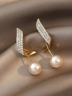 Σκουλαρίκια “Flying Pearls” 106-00218 Χρυσό