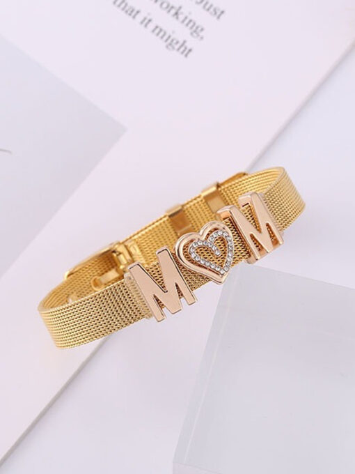 Βραχιόλι “Love MoM” 105-00091 Χρυσό