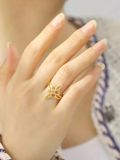 Δαχτυλίδι “Witch Knot” 107-00089 Χρυσό