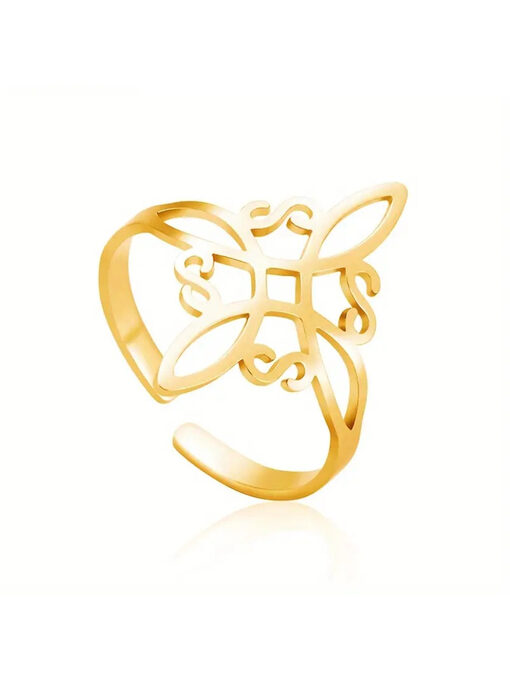 Δαχτυλίδι “Witch Knot” 107-00089 Χρυσό