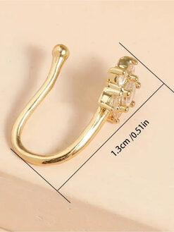 Σκουλαρίκι Μύτης “Asteri” 106-00241 Χρυσό