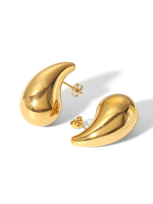 Σκουλαρίκια ‘’Droppelia Mini” 106-00232 Χρυσό