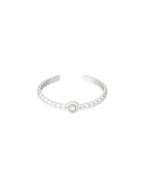 Δαχτυλίδι “Bubbly” 107-00106 Λευκό
